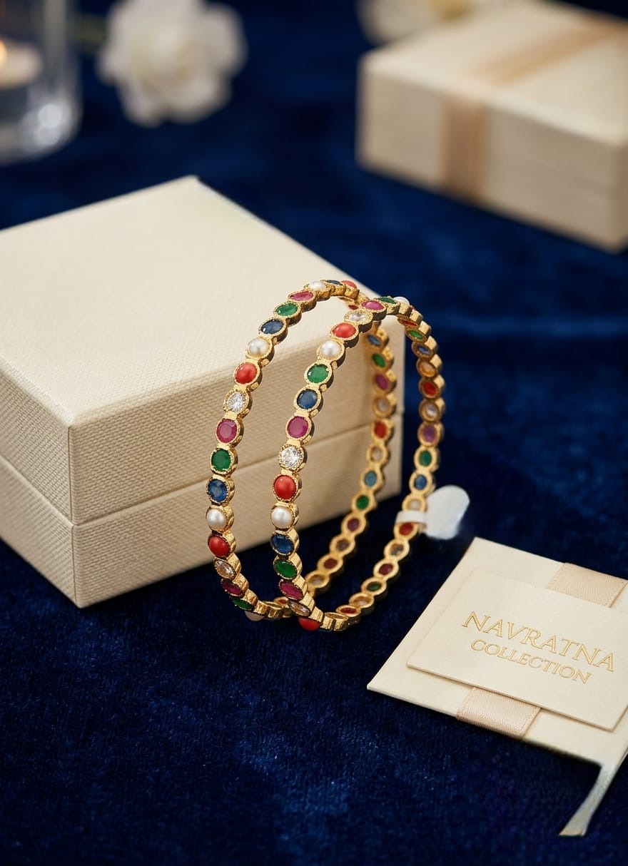 2.8 Navaratna Panchalogam Attigai Bangle