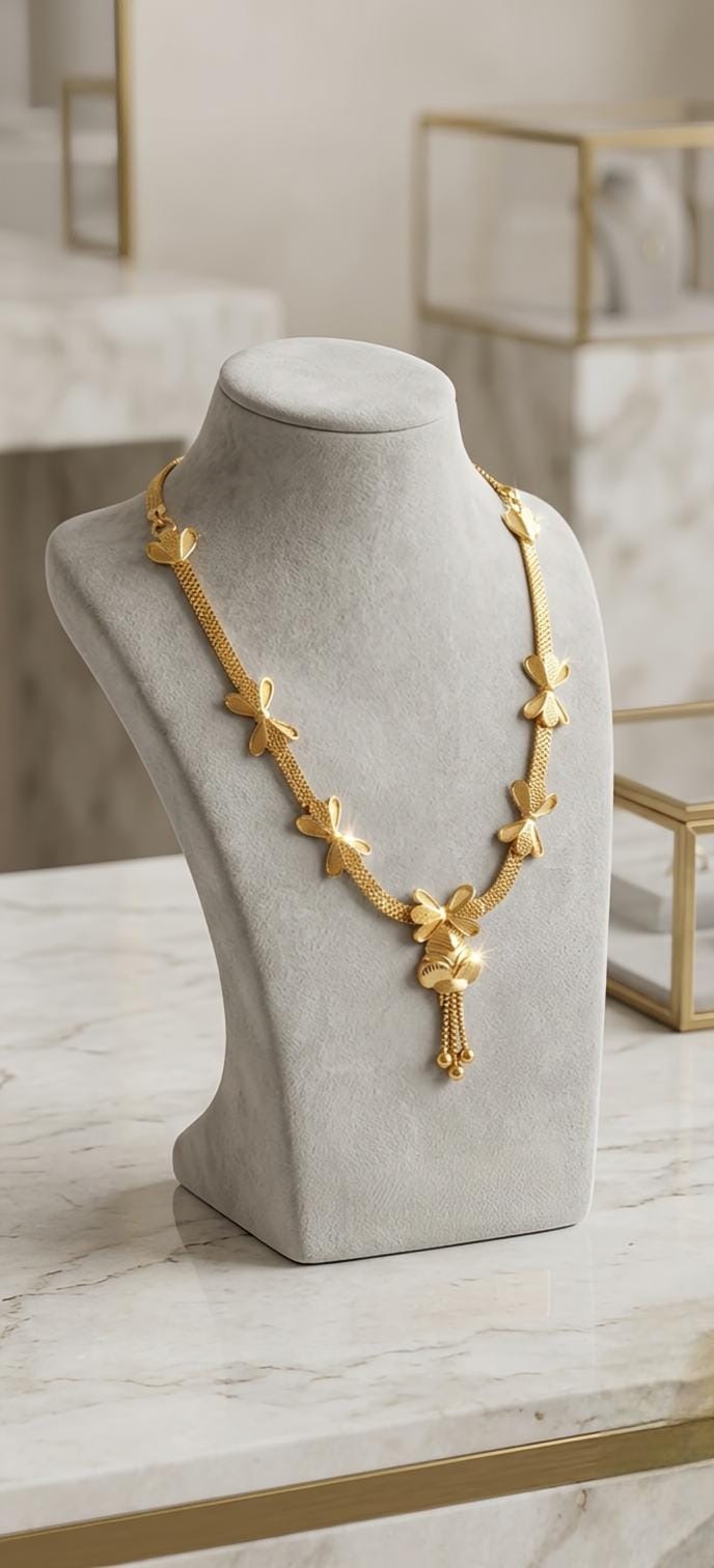 Butterfly Forming Necklace Nf0029