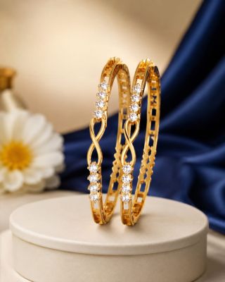 2.6 Ad Stone Bangle White 26ad0056	