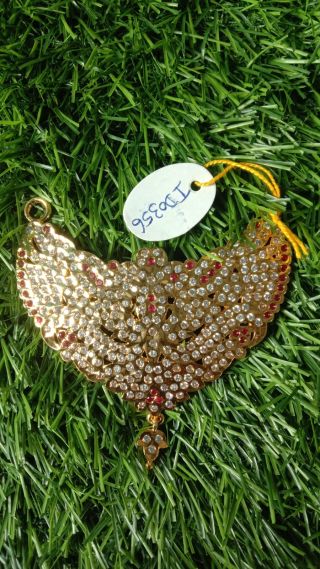 Iympon   Dollar Id0356 White  With Pink 306 Stone