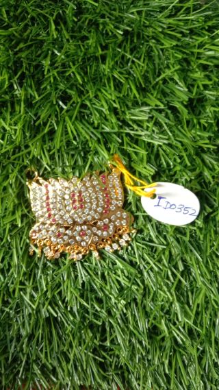 Iympon   Dollar Id0352 White With Pink 157  Stone